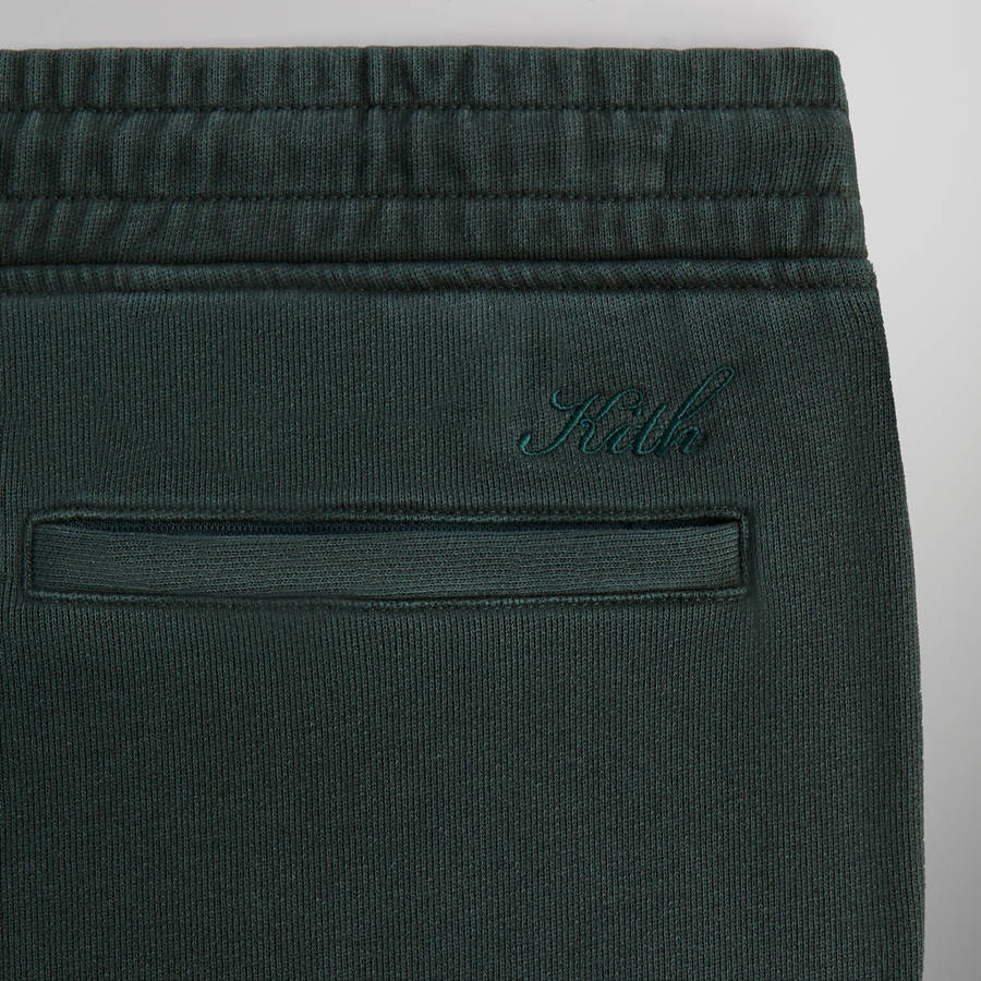 Green Men Kith Fleece Eldridge Cargo Sweat Pants | 9524-RVUCK