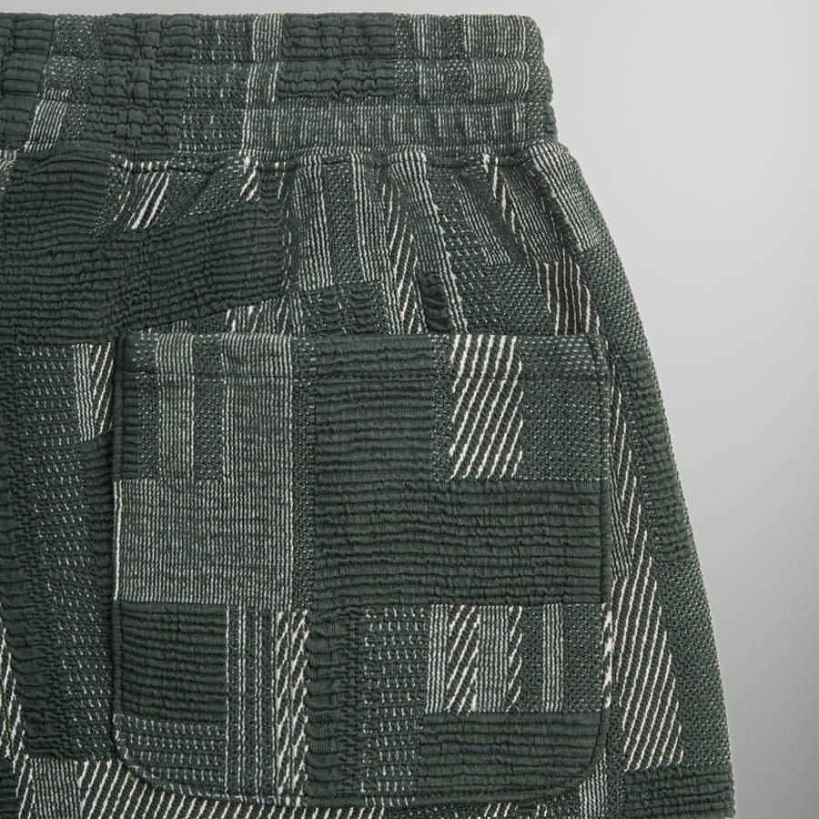 Green Men Kith Geometric Knit Elmhurst Pants | 5712-XBYJE