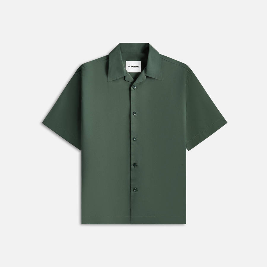 Green Men Kith Jil Sander Cotton And Silk Poplin Shirts | 0975-KYGOC
