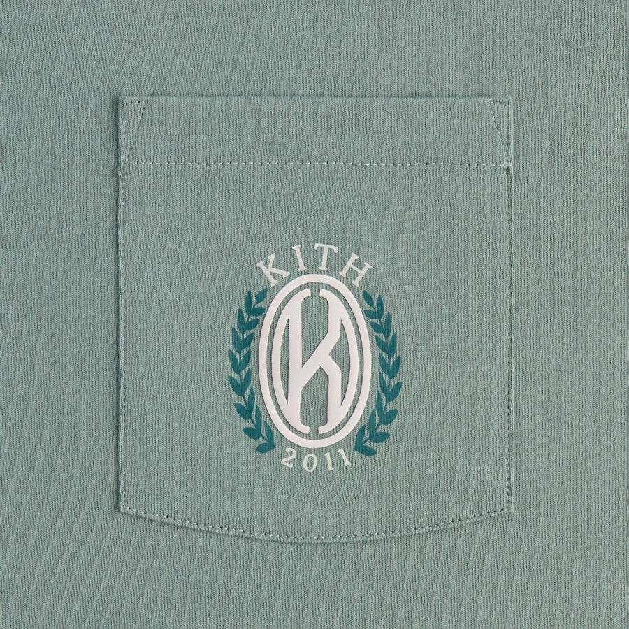 Green Men Kith K Shield Pocket Shirts | 3018-GPYVK