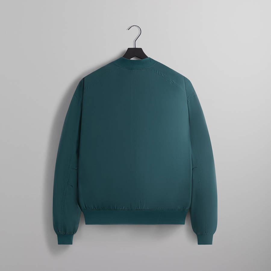 Green Men Kith Koen Washed Silk Bomber Jackets | 0783-MEWUS