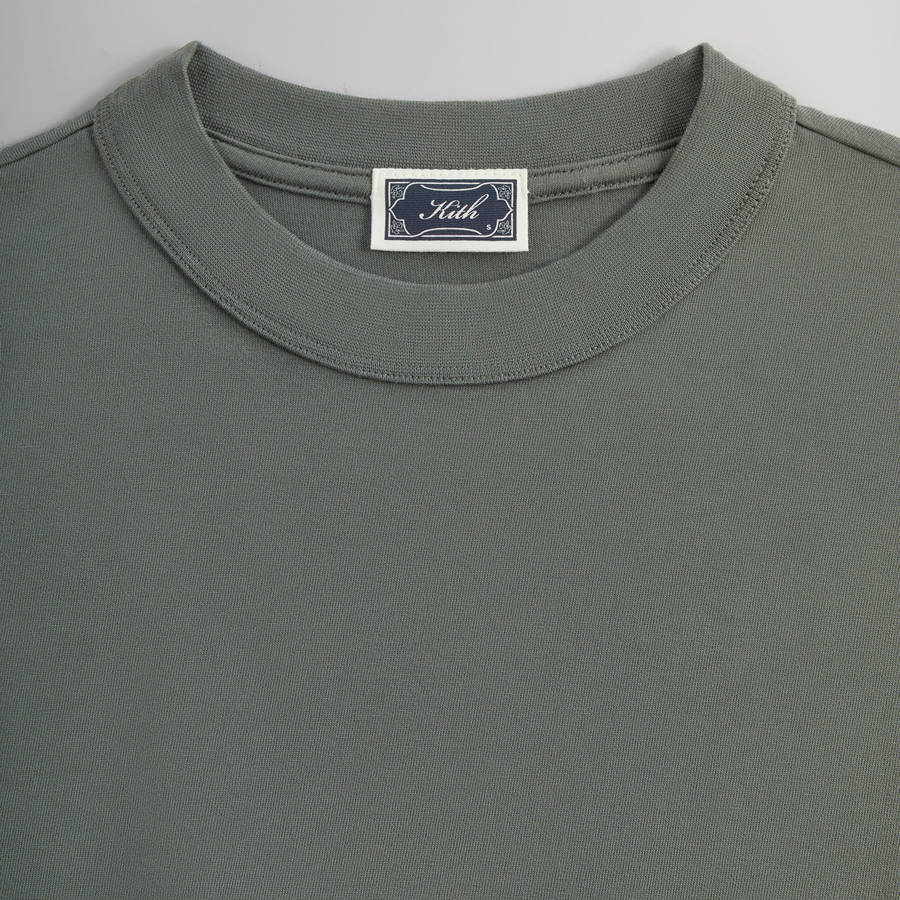 Green Men Kith Long Sleeve Leonard Pocket Shirts | 4578-CGRDL