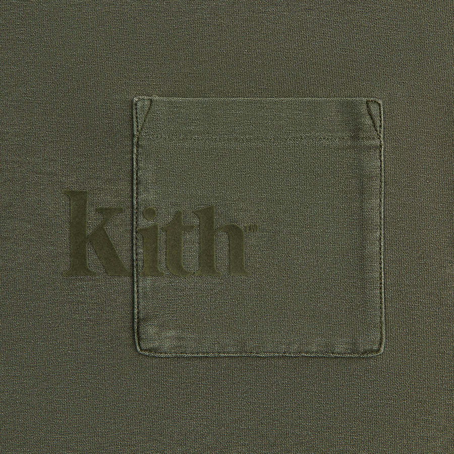 Green Men Kith Long Sleeve Quinn Shirts | 0623-XKWYZ