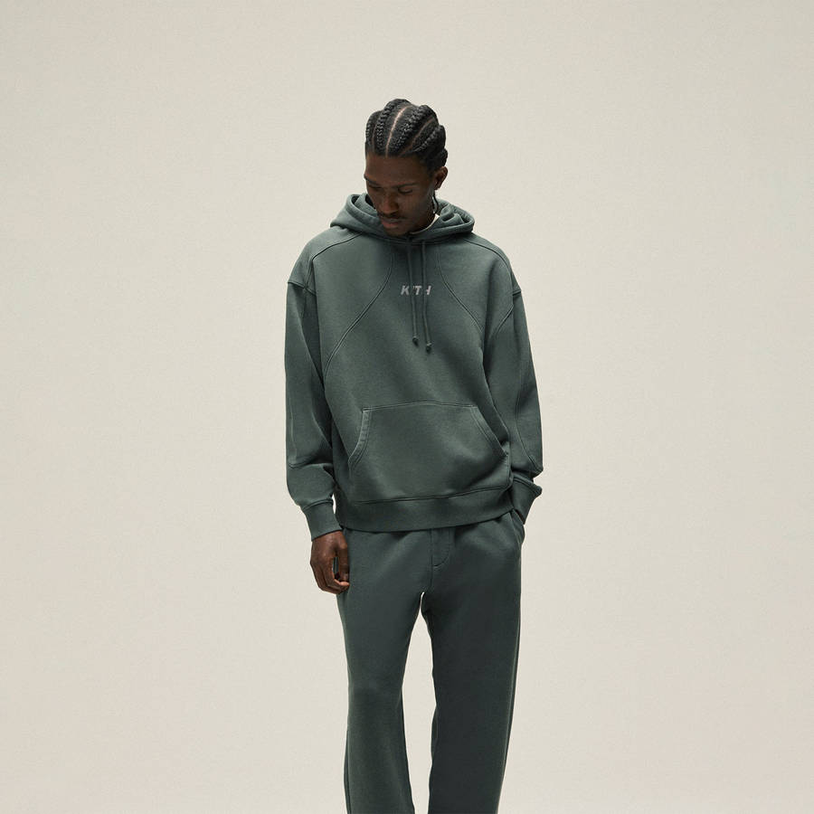 Green Men Kith Maddox Hoodie Sweatshirts | 6850-RELKB