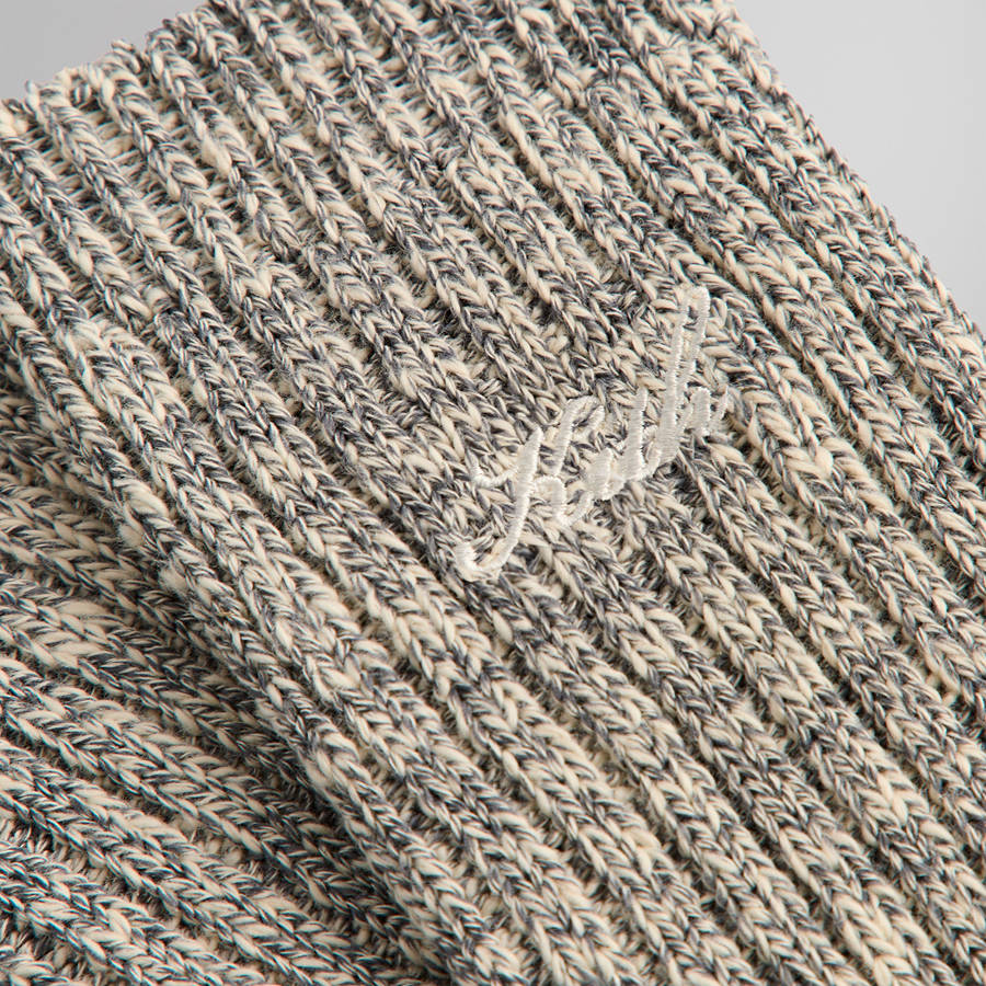 Green Men Kith Marled Lightweight Camp Socks | 7982-DFNXC