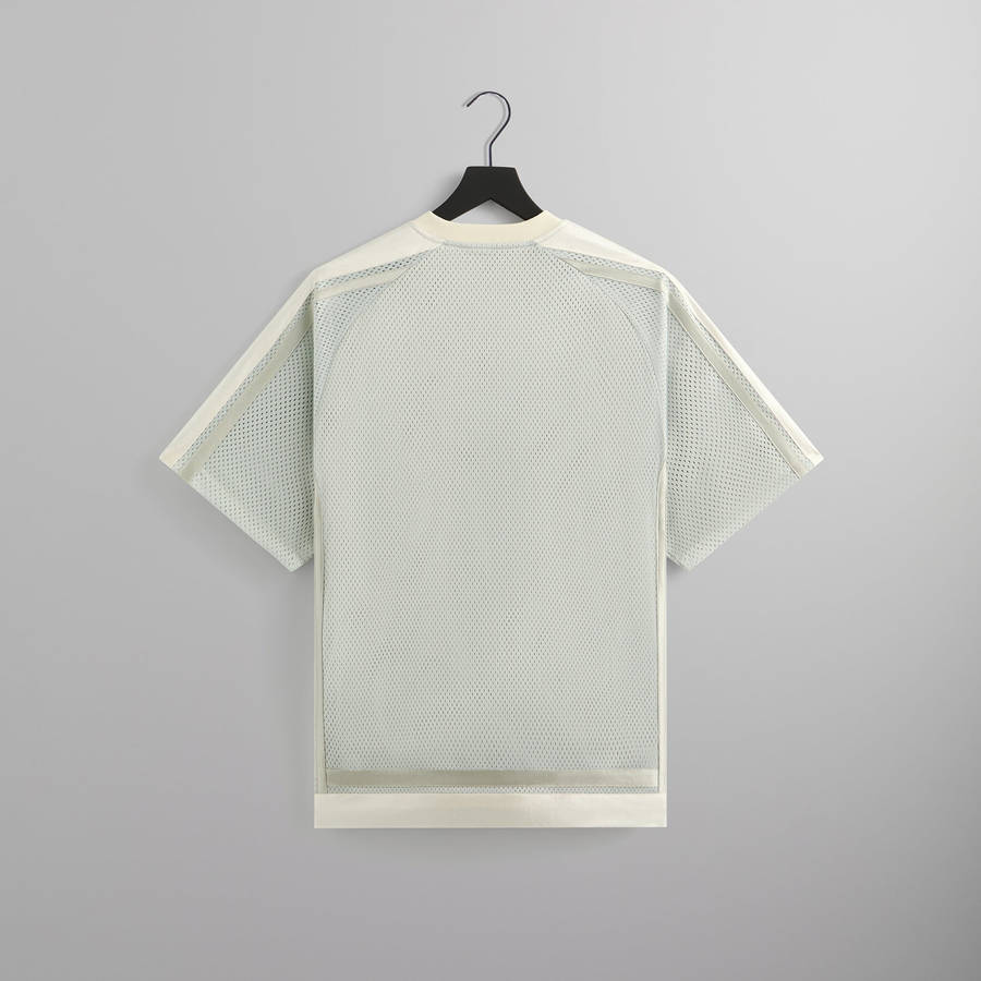 Green Men Kith Mesh Leon Jersey Shirts | 0378-PLTOQ