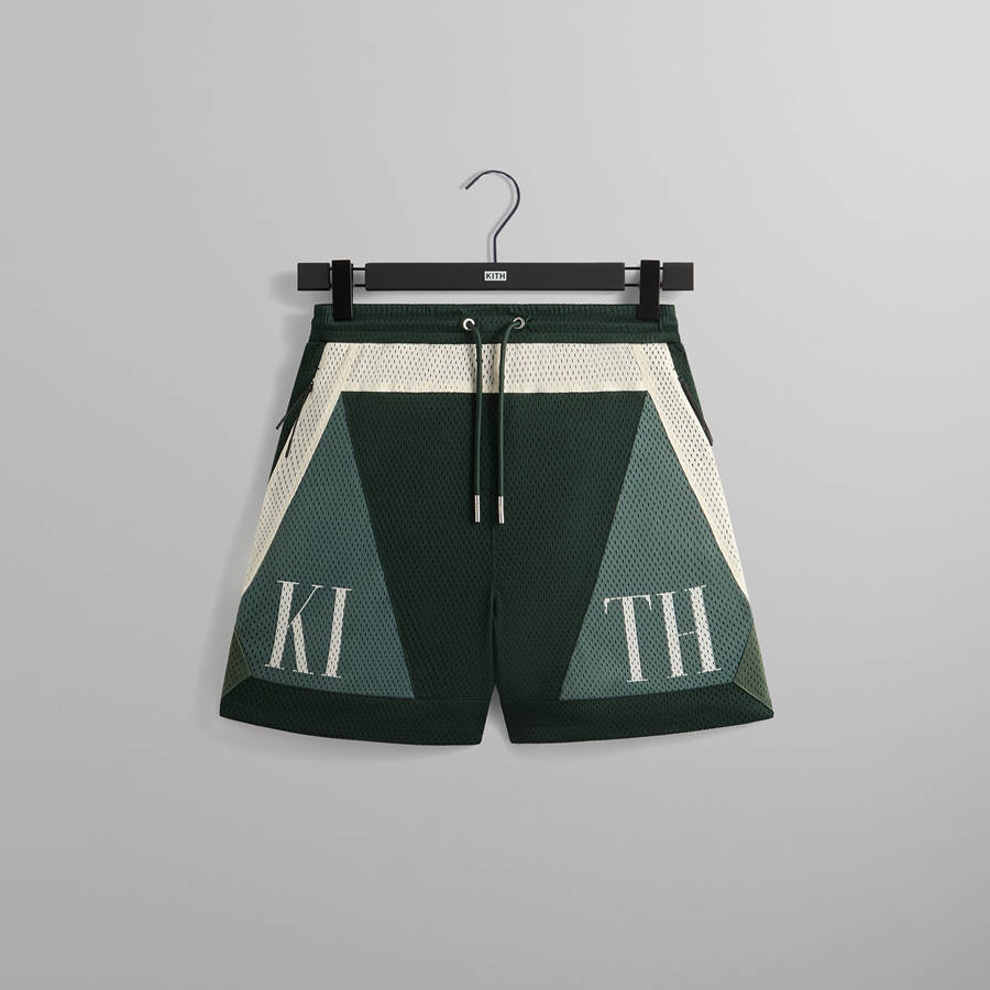 Green Men Kith Mesh Turbo Shorts | 9206-TLCGB