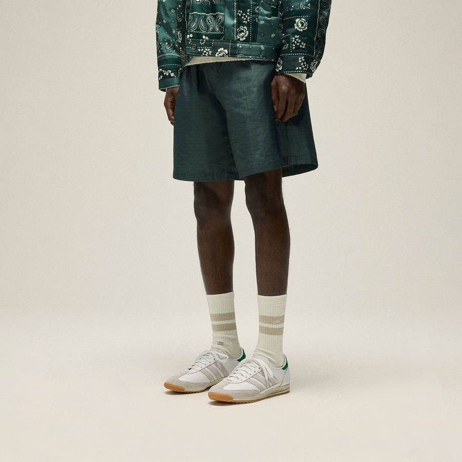 Green Men Kith Monogram Mason Shorts | 2146-FCBWJ