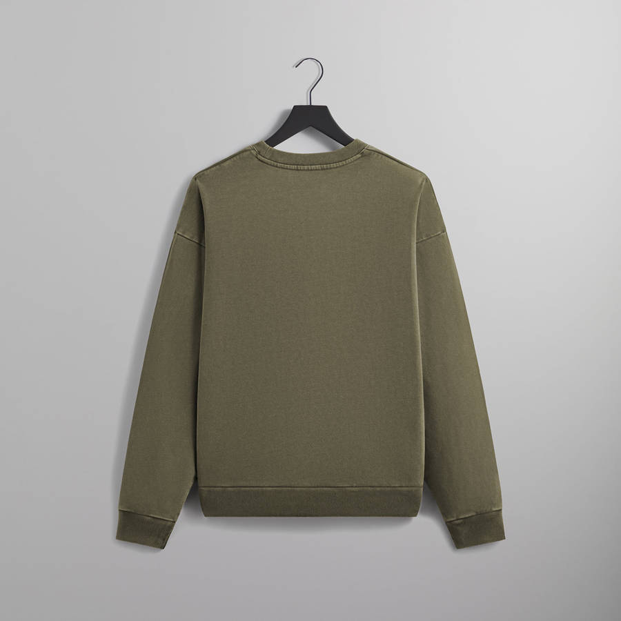 Green Men Kith Nelson Crewneck Sweatshirts | 9723-DJYAZ