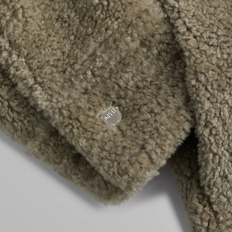Green Men Kith Shearling Apollo Shirts | 9670-ODRGY