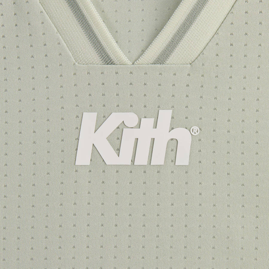 Green Men Kith Short Sleeve Panelled Otto Polo Shirts | 1893-XDFLP