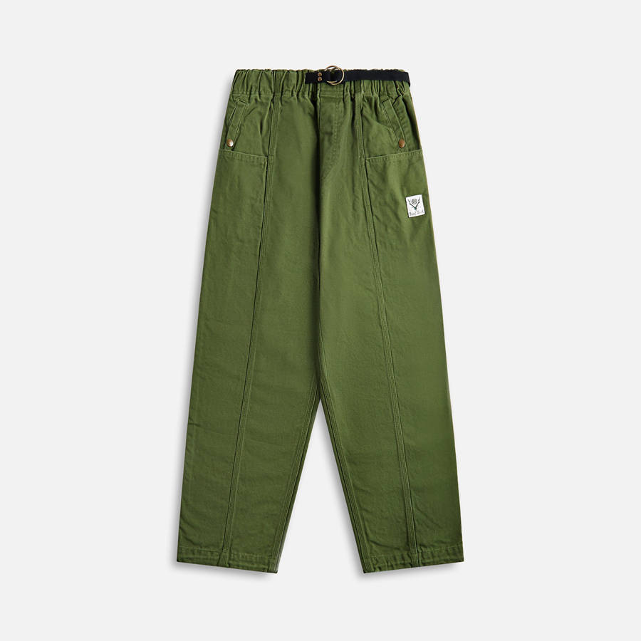 Green Men Kith South2 West8 Belted C.S. 11.5oz Cotton Canvas Pants | 3870-XNVYZ