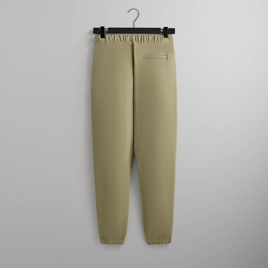 Green Men Kith Sueded French Terry Emmons Sweat Pants | 0934-LXFJW