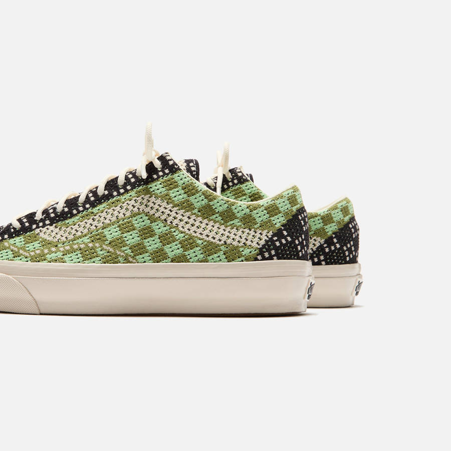 Green Men Kith VANS OTW Old Skool 36 Engineered Knit Tap Shoe Sneakers | 8923-JDCAG