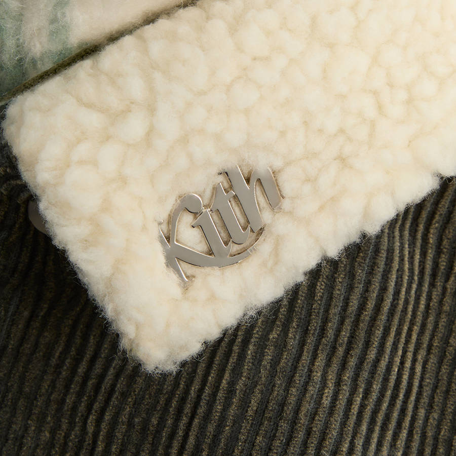 Green Men Kith Washed Corduroy Laight Jackets | 5201-GLBFV