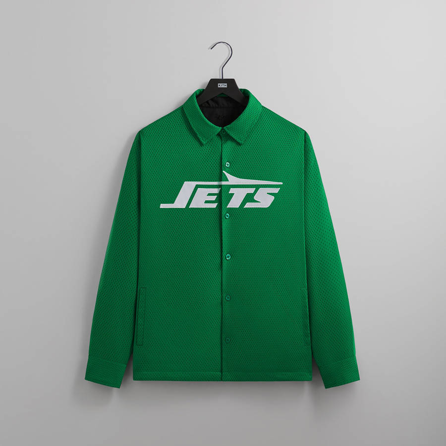 Green Men Kith and '47 for the NFL: Jets Reversible Ginza Shirts | 5872-OBSAC