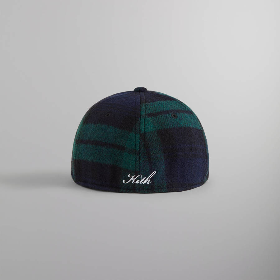 Green Men Kith and '47 for the New York Yankees Blackwatch Franchise LS Cap | 2134-FATJN
