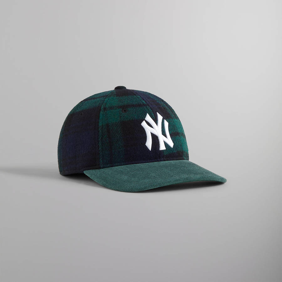 Green Men Kith and '47 for the New York Yankees Blackwatch Franchise LS Cap | 2134-FATJN