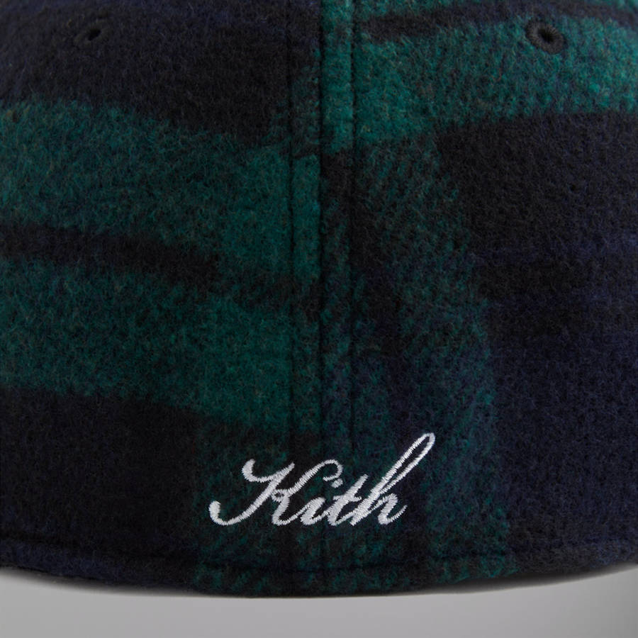 Green Men Kith and '47 for the New York Yankees Blackwatch Franchise LS Cap | 2134-FATJN