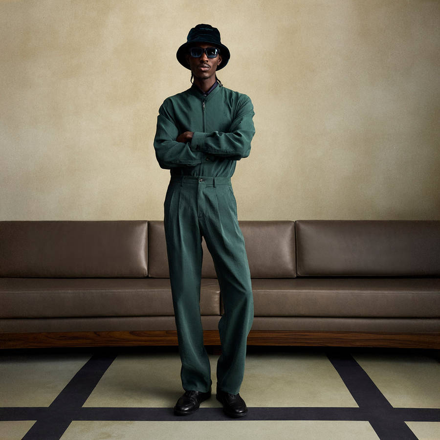 Green Men Kith and Giorgio Armani Kylan Trouser Trousers | 3956-VEKMY
