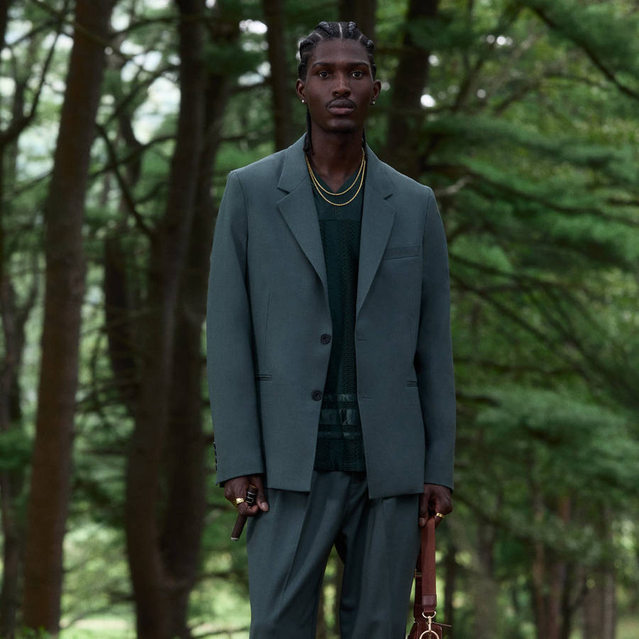 Green Men Kith and Kin Gabardine Erik Blazer Jackets | 0258-GDTPA