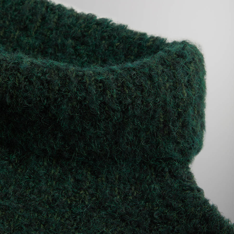 Green Men Kith and Kin Speckled Boucle Walker Turtleneck Shirts | 9645-PWZRV