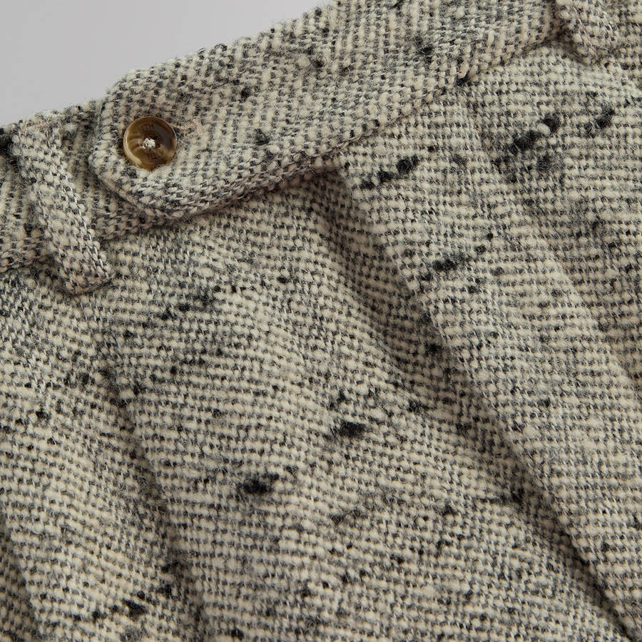 Green Men Kith and Kin Tweed Kylan Pleated Pants | 3204-OTPSK