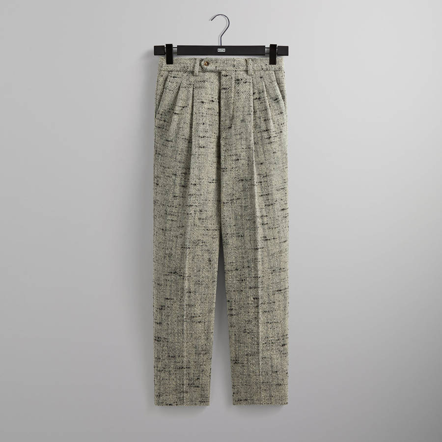 Green Men Kith and Kin Tweed Kylan Pleated Pants | 3204-OTPSK