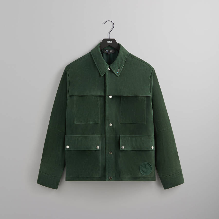 Green Men Kith for BMW Finn Suede Jackets | 8137-GXTPI
