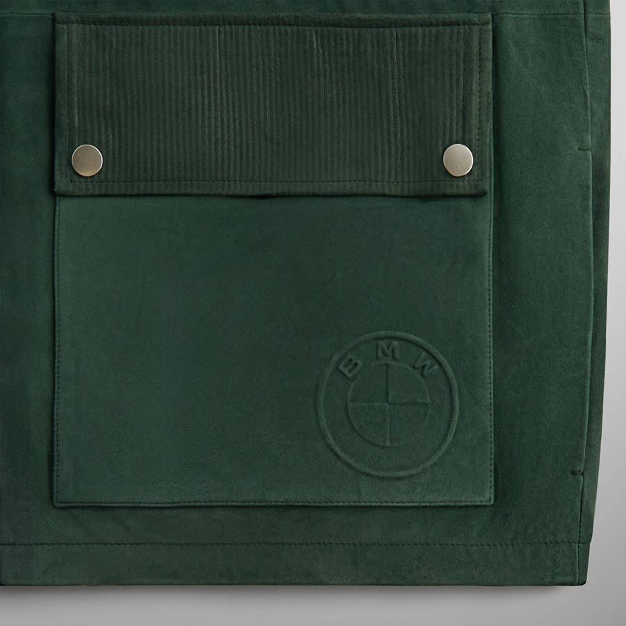 Green Men Kith for BMW Finn Suede Jackets | 8137-GXTPI
