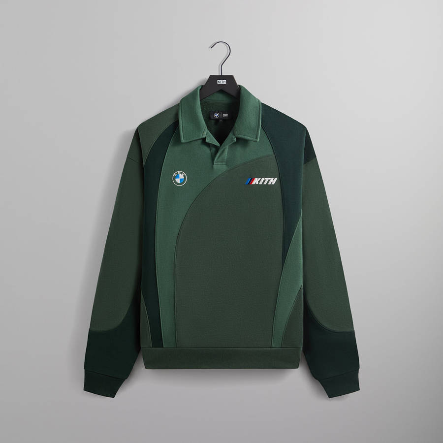 Green Men Kith for BMW Nelson Rugby Shirts | 1948-ZWFTK