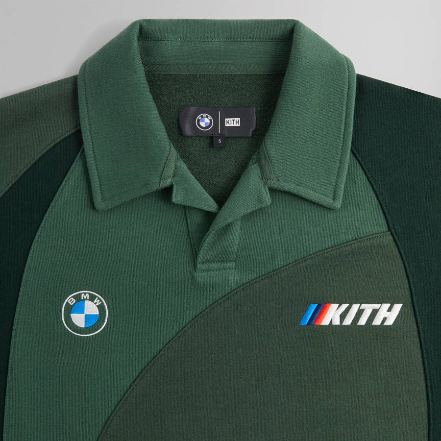 Green Men Kith for BMW Nelson Rugby Shirts | 1948-ZWFTK