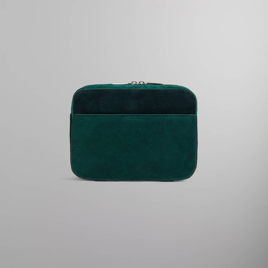 Green Men Kith for BMW Suede Camera Bags | 6382-EJKQR