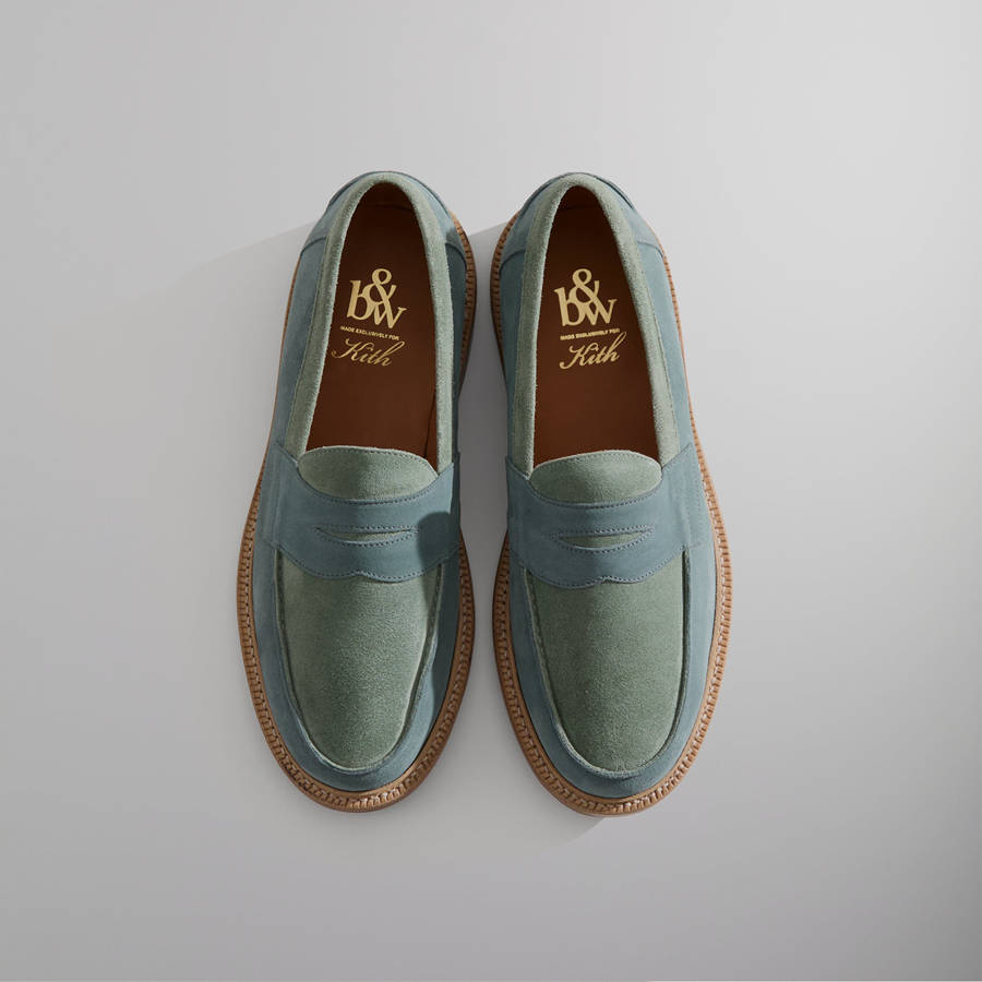 Green Men Kith for Blackstock and Weber The Ellis Penny Loafers | 0261-GOBMQ
