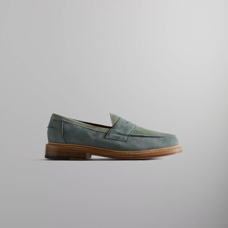 Green Men Kith for Blackstock and Weber The Ellis Penny Loafers | 0261-GOBMQ