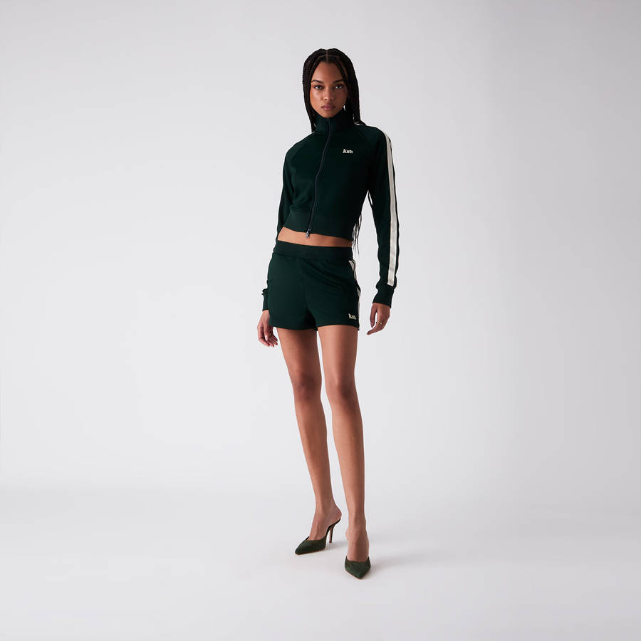 Green Women Kith Arbor Tracky Shorts | 5804-HFEVT