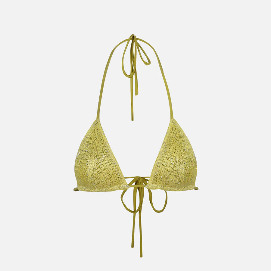 Green Women Kith Asta Resort Lio Bikini Top Swim | 6893-HUEOW