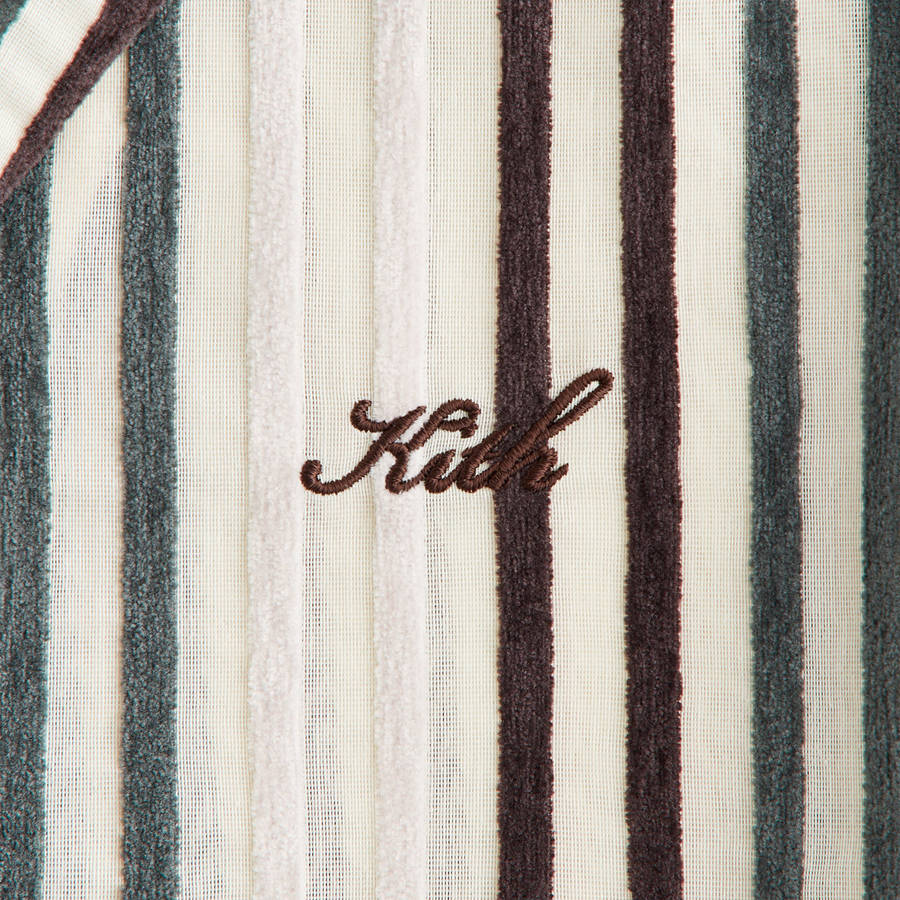 Green Women Kith Elena II Chenille Stripe Shirts | 7418-AFMLT