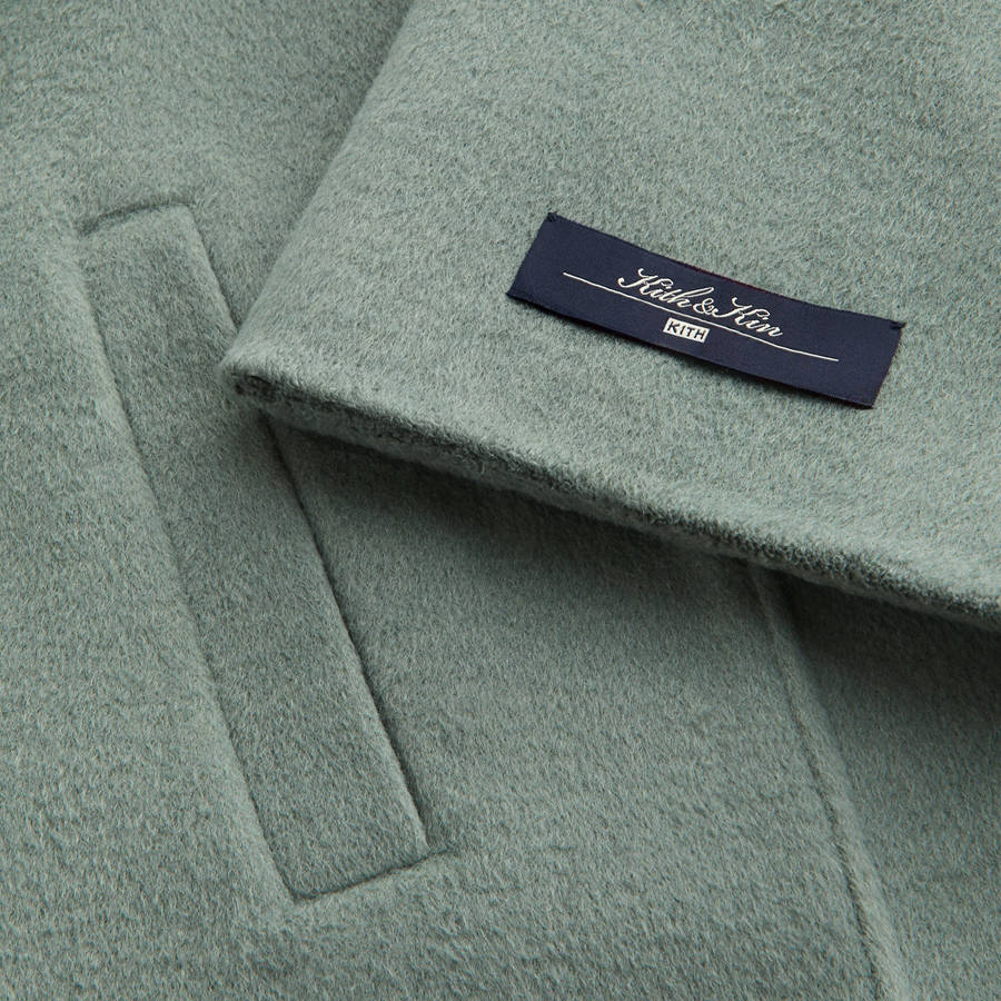 Green Women Kith Merra Double Breasted Coats | 6247-IOMXY