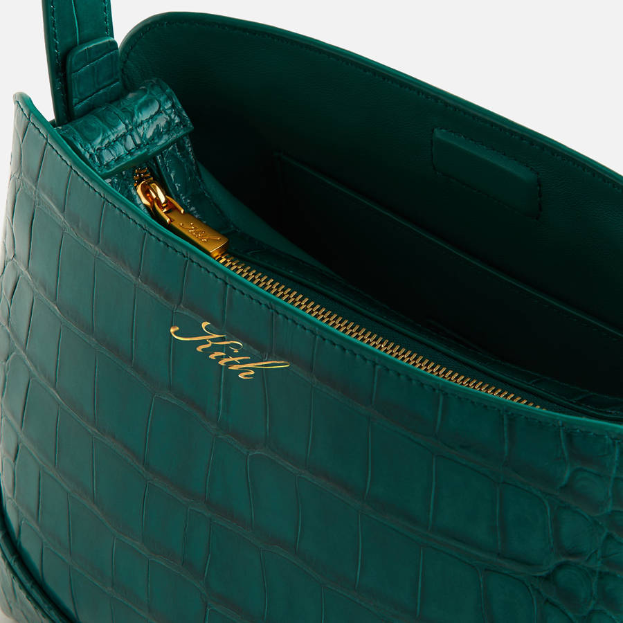 Green Women Kith Mini Katie Alligator Bags | 8756-UJKPW