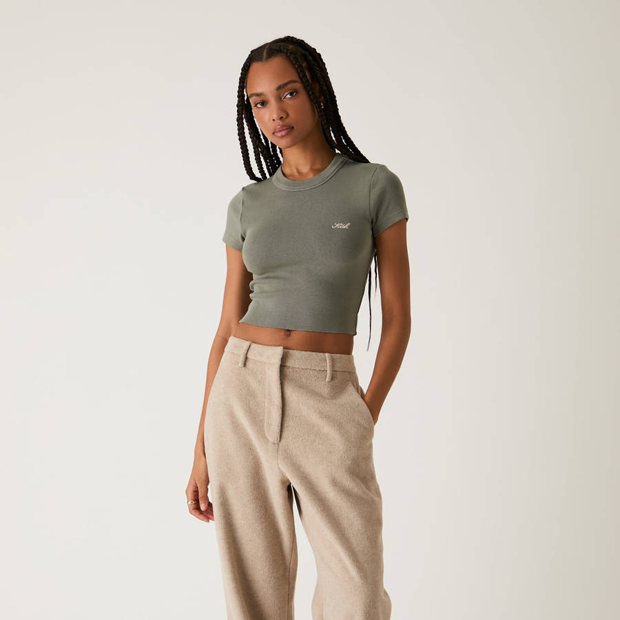 Green Women Kith Mulberry II T-Shirt | 6284-HIWBJ