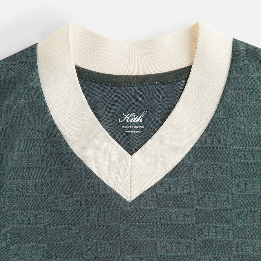 Green Women Kith Nicci Monogram Jersey Shirts | 8360-XGAPR