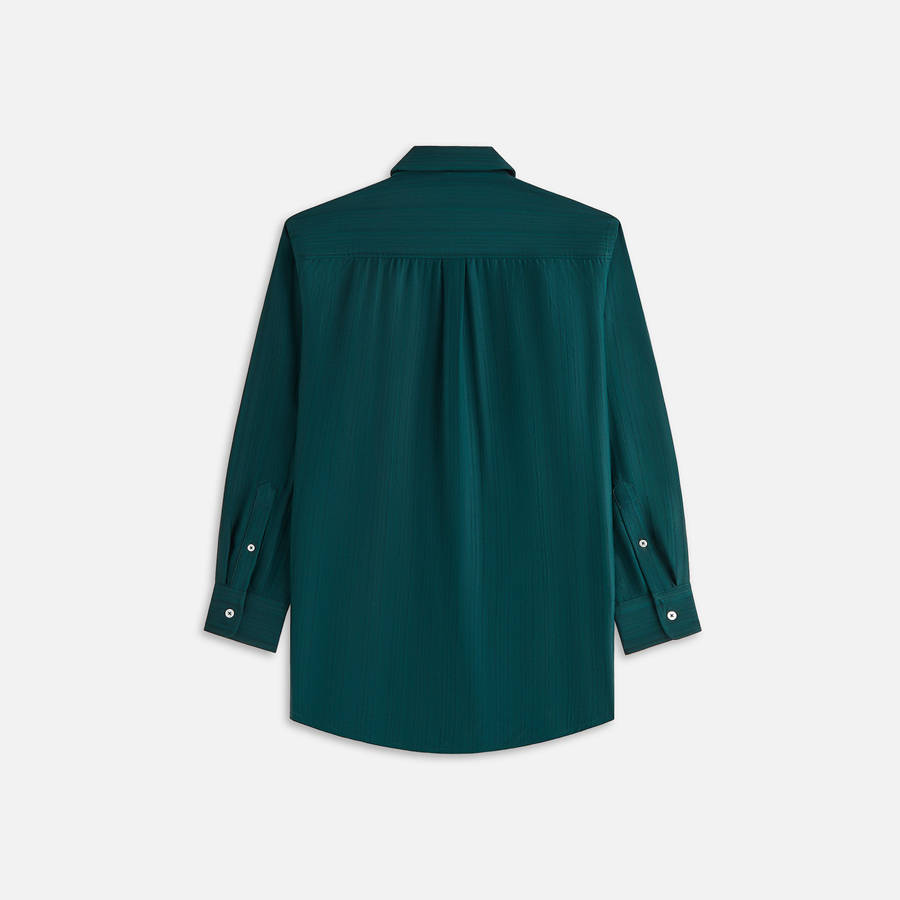 Green Women Kith Ora II Dobby Shirts | 2839-PDQVK