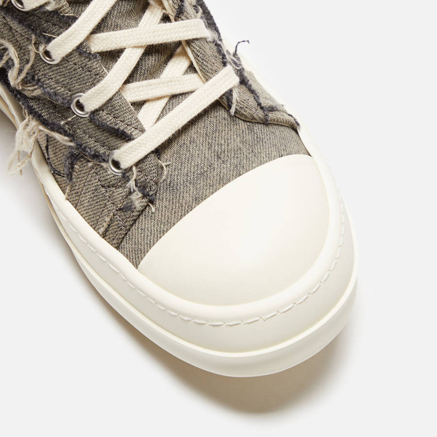 Green Women Kith Rick Owens WMNS DRKSHDW Slashed Sneakers | 0694-OWKHE