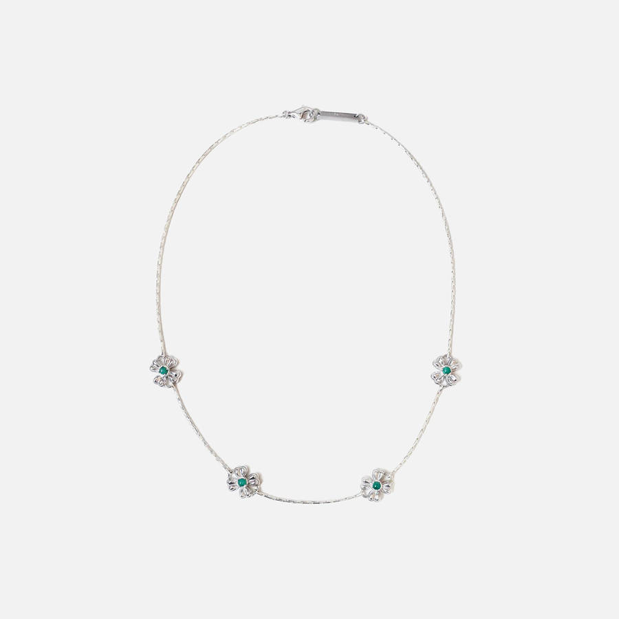 Green Women Kith SSIL Clover Dot Collar Jewelry | 6041-DJOAG