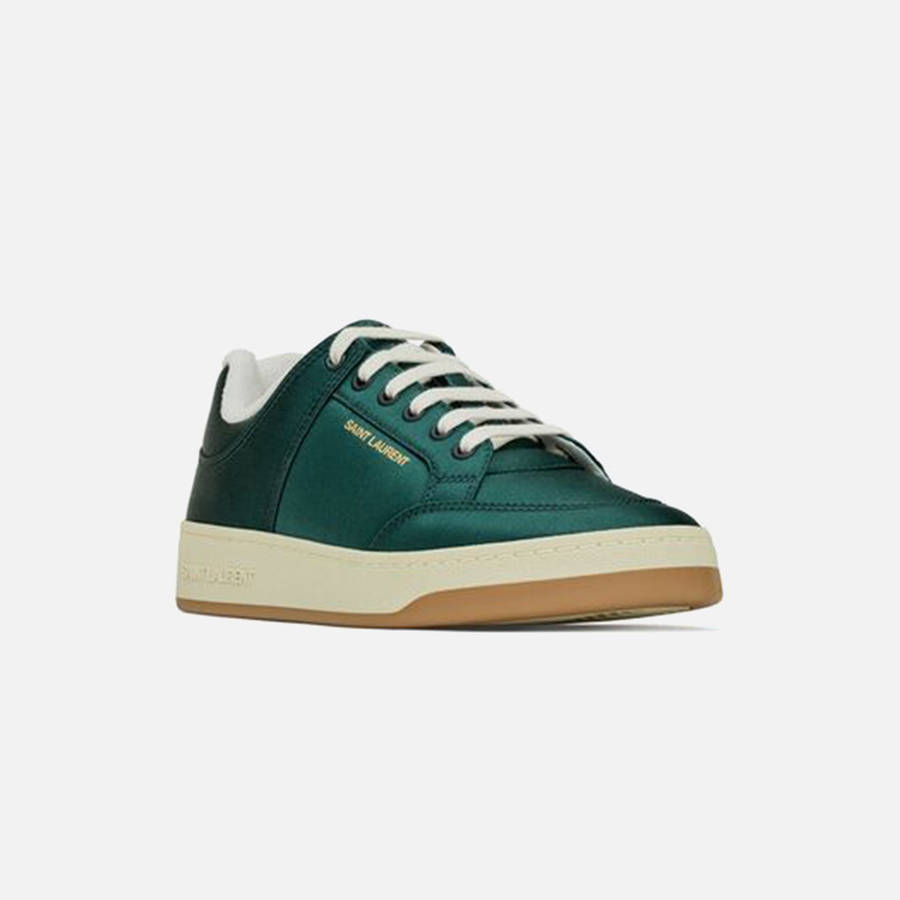 Green Women Kith Saint Laurent SL61 Low Top Sneakers | 4176-SNKYR