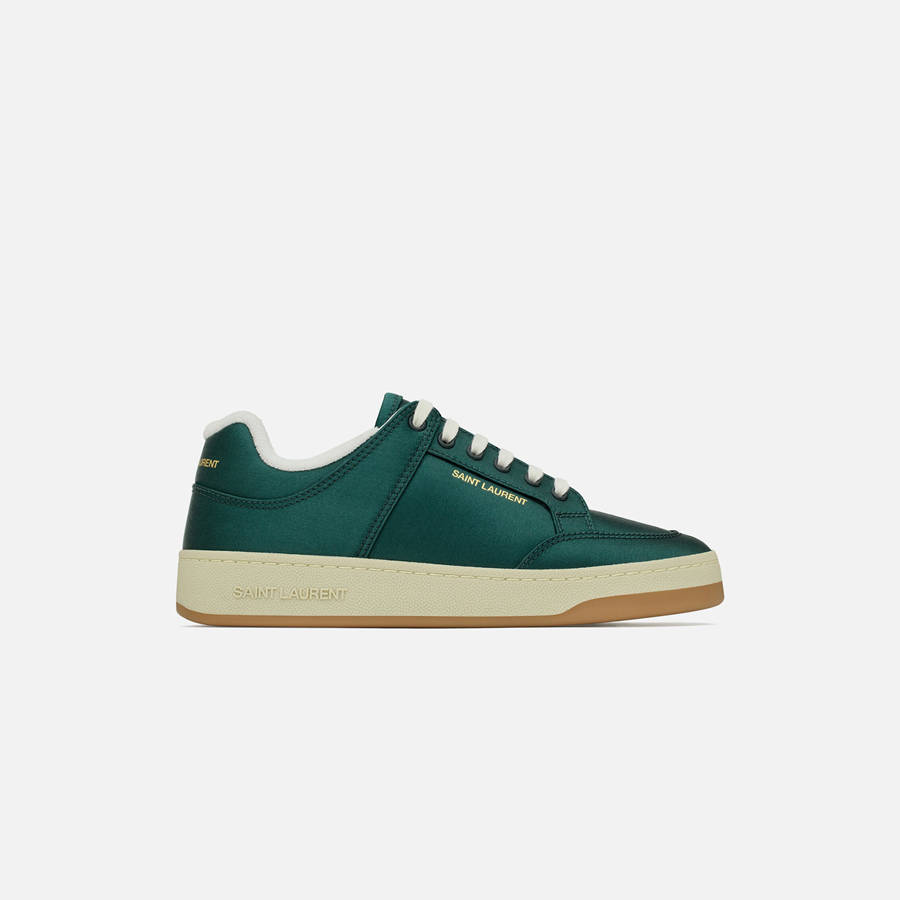 Green Women Kith Saint Laurent SL61 Low Top Sneakers | 4176-SNKYR