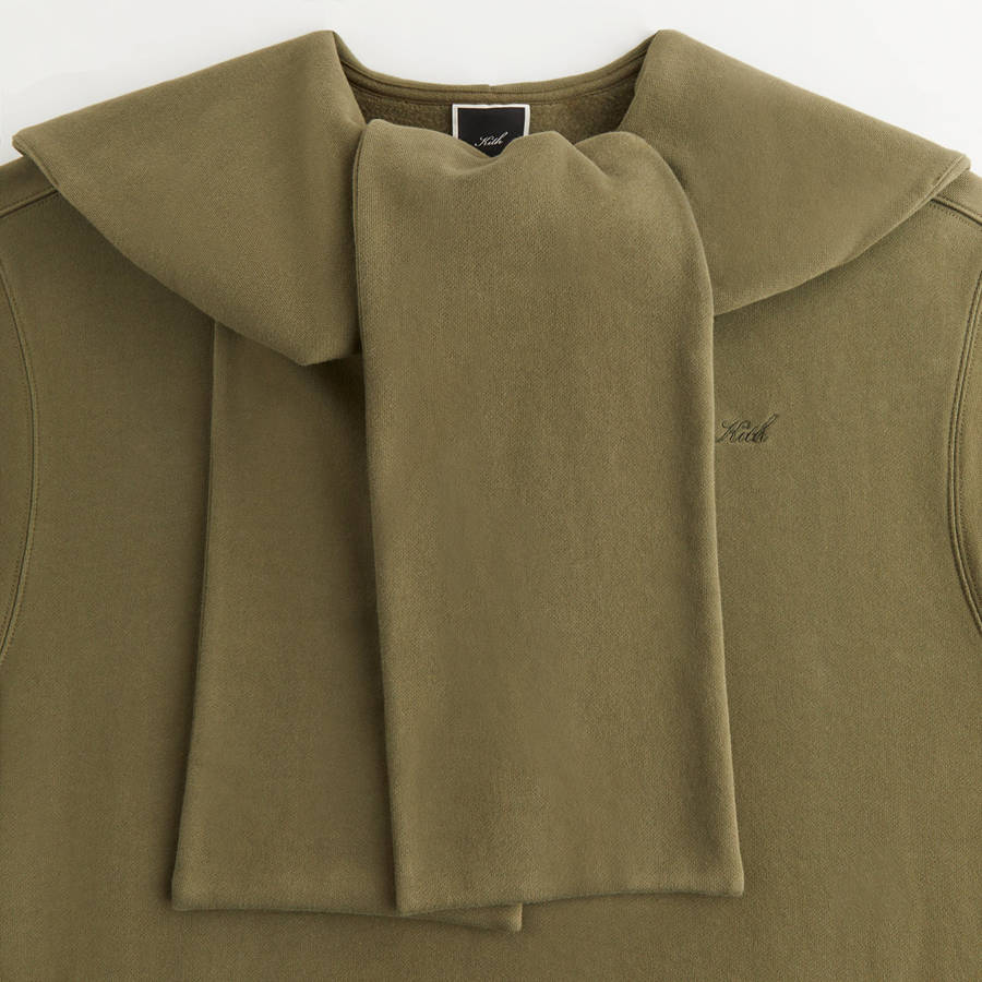 Green Women Kith Sedo Scarf Hoodie Sweatshirts | 7314-NWUMJ