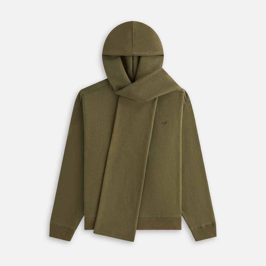 Green Women Kith Sedo Scarf Hoodie | 7314-YWZNS
