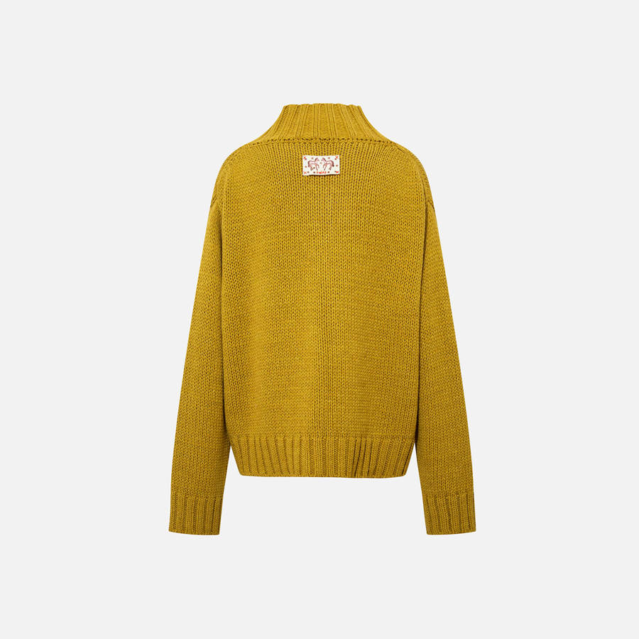 Green Women Kith Siedres Lunia Sweaters | 7159-SIOEU
